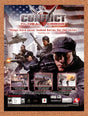 2006 Conflict Global Terror PC Original Advertisement / Retro Promo v1