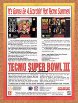 1995 Tecmo SNES Games Ninja Gaiden Trilogy Original Ad / Retro Wall Art v1