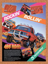 1992 Super Off Road SNES Original Advertisement / Retro Wall Art v1