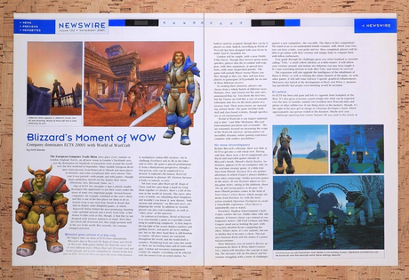 2002 World Of WarCraft ECTS Early Look Original Ad / Retro Wall Art v21