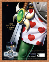Maximo Ghosts To Glory PS2 Original 2002 Ad Authentic Capcom Video Game Promo