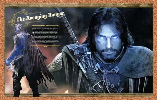 Lord Of The Rings Shadow Of Mordor PS4 [2] Original 2012 Ad Authentic Game Promo