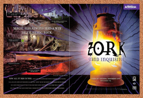 1997 Zork Grand Inquisitor PC Original Advertisement / Retro Promo v1