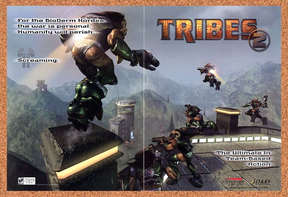 Tribes 2 PC v2 Original 2002 Print Ad Authentic Sierra Online Video Game Promo