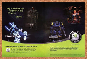 EverQuest 2 nVidia GeForce FX GPU Original 2005 Ad Authentic Video Game Promo