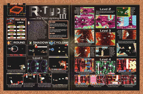 R-type Third Lightning SNES Original 1994 Ad Authentic Video Game Review Promo