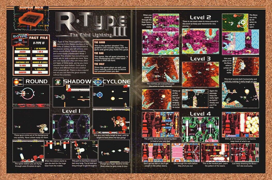 R-type Third Lightning SNES Original 1993 Ad Authentic Video Game Review Promo