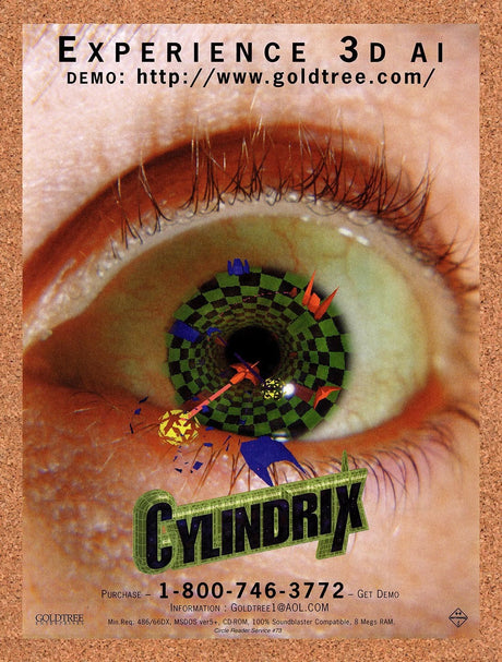 1996 Cylindrix PC Original Advertisement / Retro Promo v1