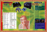 1997 Nintendo N64 The Year Of The 64 Original Advertisement / Retro Promo vc10