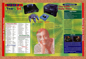 1997 Nintendo N64 The Year Of The 64 Original Advertisement / Retro Promo vc10