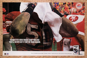 1996 Madden 96 Genesis Original Advertisement / Retro Wall Art v1