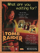 Tomb Raider PC Trilogy Original 1999 Ad Authentic Windows PC Eidos Promo