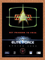 Star Trek Voyager Elite Force PC Original 2001 Ad Authentic Video Game Promo