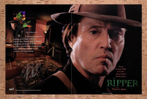 1995 Ripper Interactive PC Game Original Advertisement / Retro Wall Art v1