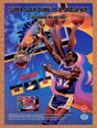 1992 Super Slam Dunk SNES Original Advertisement / Retro Promo v1