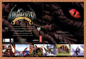 2004 Horizons Empire Of Istaria PC Original Advertisement / Retro Promo v4