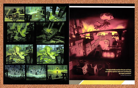 2005 Psychonauts PS2 Game Art Original Advertisement / Retro Promo vr2