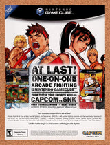 2002 Capcom vs SNK 2 EO GameCube Original Advertisement / Retro Promo v1