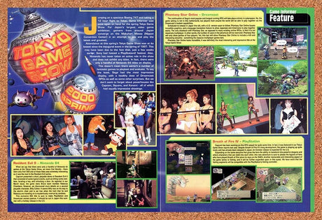 Tokyo Game Show Original 2001 Vintage Ad - Video Game Promo
