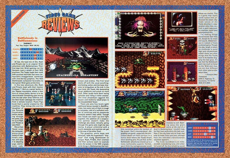 1993 Battletoads In Battlemanics SNES Original Advertisement / Retro Wall Art v1