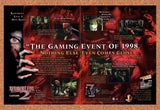 1998 Resident Evil 2 PS1 Original Advertisement / Retro Promo v5