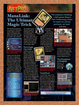 1998 Magic The Gathering Online PC Original Advertisement / Retro Wall Art v8