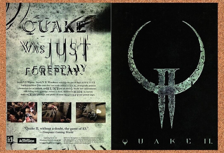 Quake 2 PC II Original 1998 Ad Authentic Windows Video Game Promo
