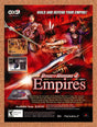 2004 Dynasty Warriors 4 Empires PS2 Original Advertisement / Retro Promo v1