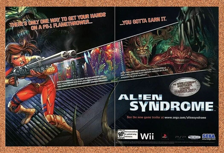 2006 Alien Syndrome Wii Original Advertisement / Retro Promo v1