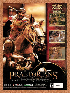 2003 Praetorians PC Original Advertisement / Retro Promo v1