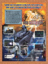 2002 Sub Rebellion PS2 Original Advertisement / Retro Promo v1