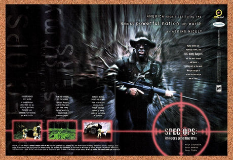 1998 Spec Ops Rangers Lead The Way PC Original Advertisement / Retro Promo v1