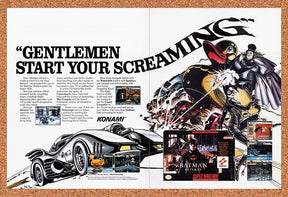 1993 Batman Returns SNES Original Advertisement / Retro Wall Art v3