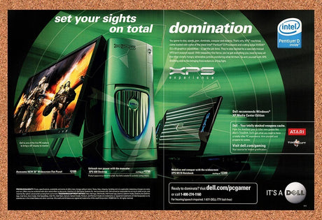 2006 TimeShift Dell XPS Original Advertisement / Retro Promo v4