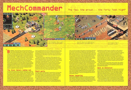 1998 MechCommander PC Original Advertisement / Retro Promo vr1