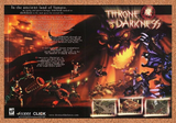 Throne Of Darkness PC Original 2002 Ad Authentic Sierra Diablo Video Game Promo