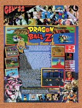 1995 Dragonball Z Ultimate Battle 22 PS1 Japan Original Ad / Promo vr1