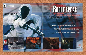 Rainbow Six Rogue Spear Dreamcast Original 2002 Ad Authentic Video Game Promo