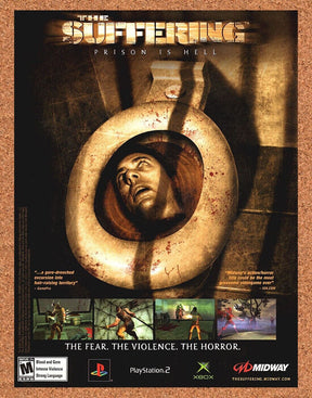 The Suffering Xbox Original 2003 Ad Authentic Survival Horror Video Game Promo