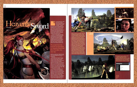 2007 Heavenly Sword PS3 Original Advertisement / Retro Promo v1