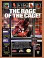 1992 WWF Wrestlemania Steel Cage Challenge NES Original Ad / Retro Promo v1