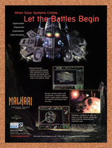 1998 Malkari PC Original Advertisement / Retro Wall Art v1