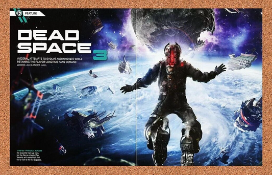 Dead Space 3 Xbox 360 Original 2013 Ad Authentic Horror Video Game Promo