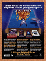 1995 Star Trek Emissary Gift Set Holiday Bundle Original Advert / Retro Promo v1