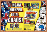 2002 Marvel vs Capcom Clash Of Super Heroes Dreamcast Original Ad / Promo v1