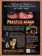 1987 Master Ninja Shadow Warrior Of Death IBM Original Ad / Retro Wall Art v1