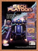 2001 Mech Platoon GBA Original Advertisement / Retro Promo v1