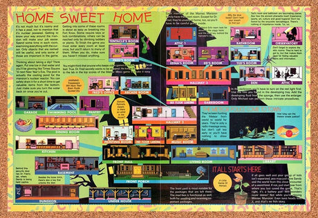 1990 Maniac Mansion NES Original Advertisement / Retro Wall Art v1