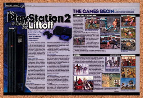 2000 Sony PS2 Console Launch Original Advertisement / Retro Promo vc3