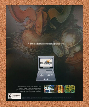Final Fantasy Tactics GBA Original 2005 Ad Authentic Nintendo Video Game Promo